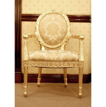 Load image into Gallery viewer, Cameo Gilded Lattice Chair thomas-george-gallery
