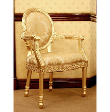 Load image into Gallery viewer, Cameo Gilded Lattice Chair thomas-george-gallery
