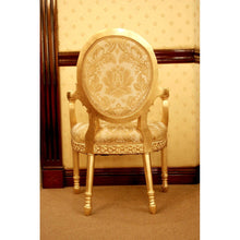 Load image into Gallery viewer, Cameo Gilded Lattice Chair thomas-george-gallery
