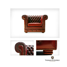 Load image into Gallery viewer, Chesterfield Diamond Burgundy Armchair

