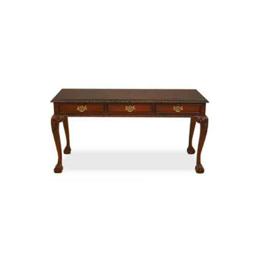 Chippendale-3-Drawer-Writing-Table