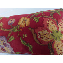 Load image into Gallery viewer, Red Foliage Cushion | Lumbar Pillow
