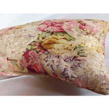 Load image into Gallery viewer, Pink Floral Cushion | Lumbar Pillow
