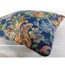 Load image into Gallery viewer, Indigo Foliage Cushion | Lumbar Pillow
