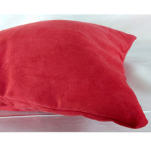Load image into Gallery viewer, Red Microsuede Cushion| Throw Pillow
