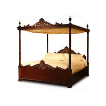 Load image into Gallery viewer, George II 4-Poster Canopy Bed QS
