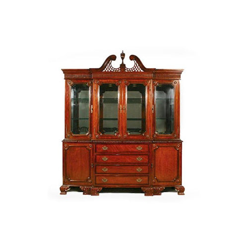 Georgian China Cabinet 2 Door 4 Drawer thomas-george-gallery