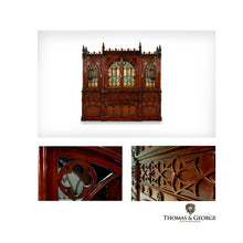 Load image into Gallery viewer, Gothic 4-Door China Cabinet
