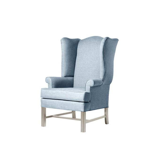 Farmhouse Upholstered Wing Chair