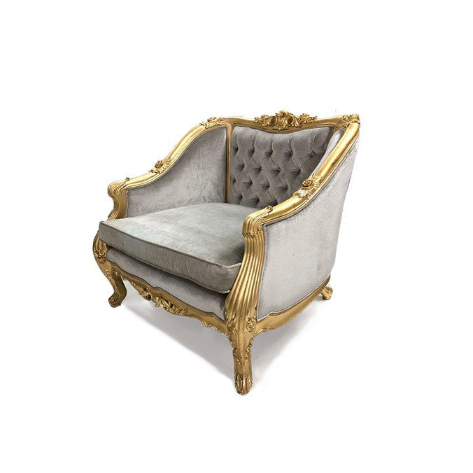 Italian Gilded Gold Leaf Sofa