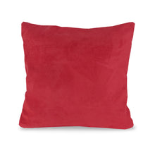 Load image into Gallery viewer, Red Microsuede Cushion| Throw Pillow
