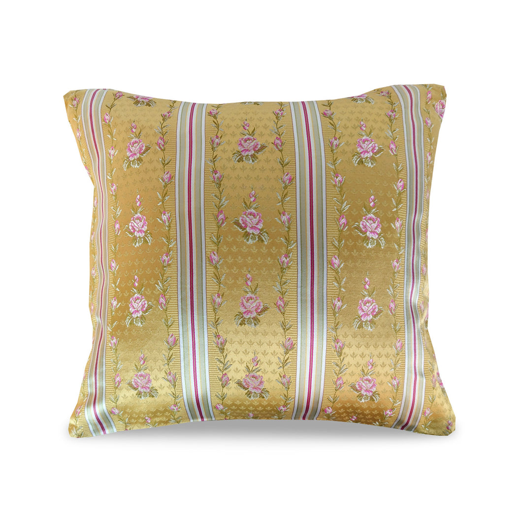 Quince Yellow Peonies Cushion | Throw Pillow