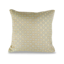 Load image into Gallery viewer, Tea Green &amp; Gold Medallion Thread  | Throw Pillow
