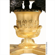 Load image into Gallery viewer, Antico Gilded Caryatid Circular Console Table II
