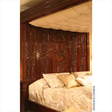 Load image into Gallery viewer, Architectural Grand Tudor Poster Canopy Bed QS
