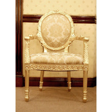Load image into Gallery viewer, Traditional Cameo Gilded Accent Chair
