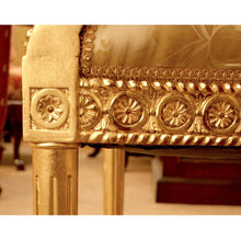 Load image into Gallery viewer, Traditional Cameo Gilded Accent Chair Detail
