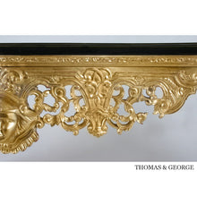 Load image into Gallery viewer, Regency Gilded Ornate Console Table
