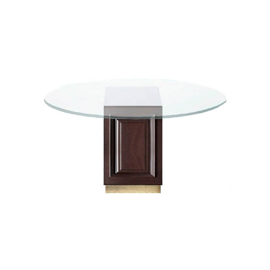 Fausto Panelled Pedestal Table
