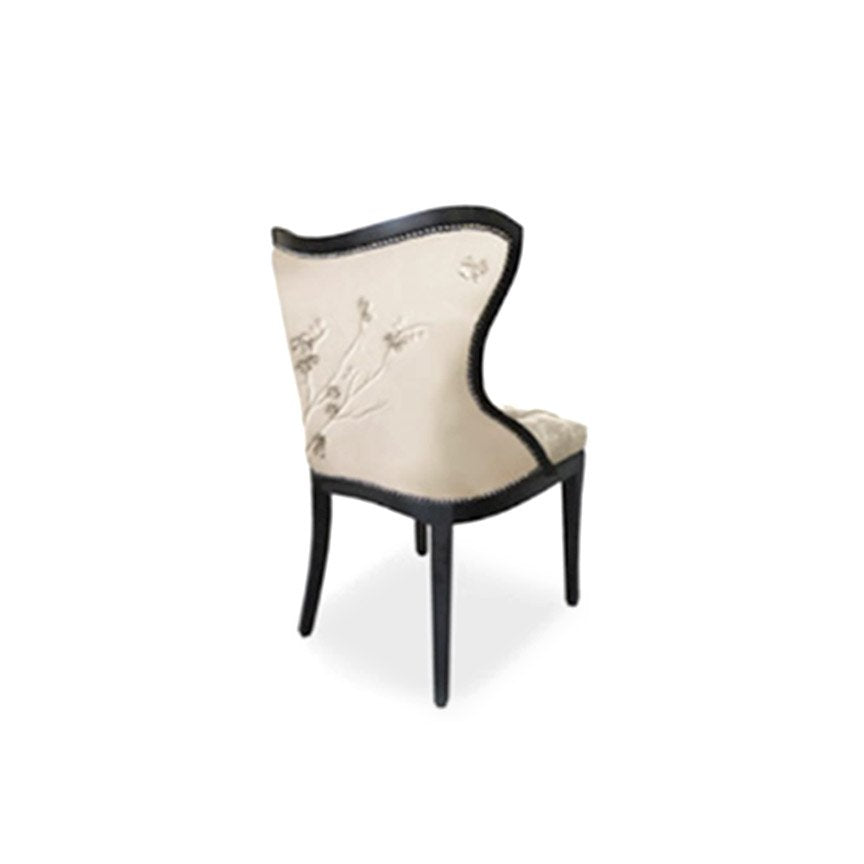 Petal Accent Chair with Blossom Leather