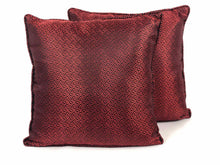 Load image into Gallery viewer, Red &amp; Black Greek Key Cushion | Throw Pillow
