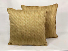 Load image into Gallery viewer, Gold Greek Key Cushion | Throw Pillow (Small)
